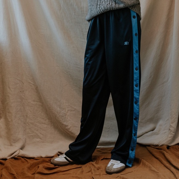 Navy and Blue STARTER Tearaway Trackpants - Picture 1 of 5
